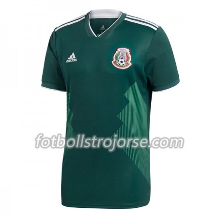 Mexiko Matchtröjor Hemma Fotbollströja VM 2018